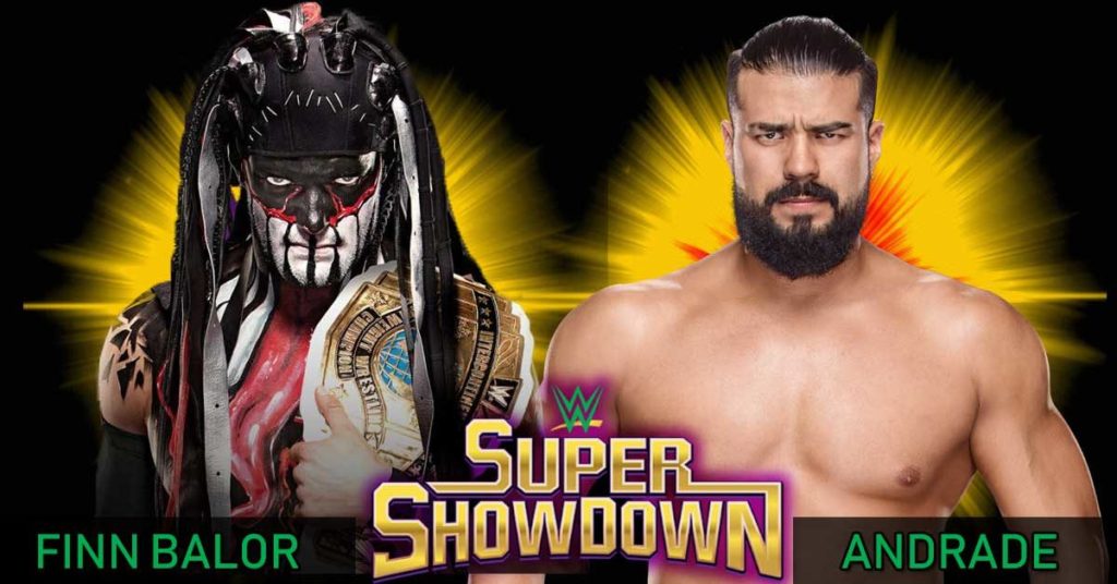 Finn Balor Defeats Andrade in Intercontinental Championship Match at WWE Super Showdown